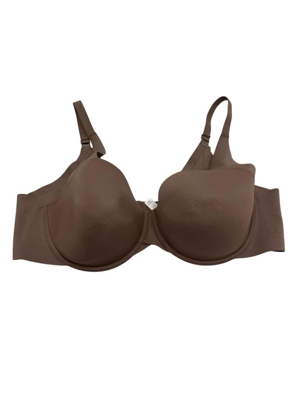 Cacique Women’s Lightly Lined Balconette Brown Bra Size 46DD